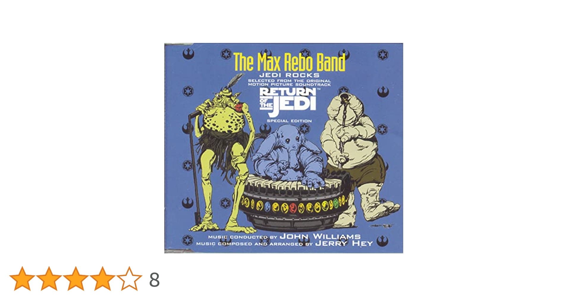 The Max Rebo Band – Jedi Rocks Max Rebo Band “Jedi Rocks” CD | Mighty Jabba's Collection